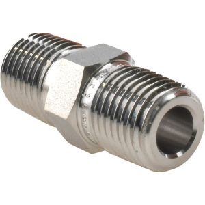 HAM-LET Pipe Hex Plug: 1/4" Fitting, 316 Stainless Steel 3001233