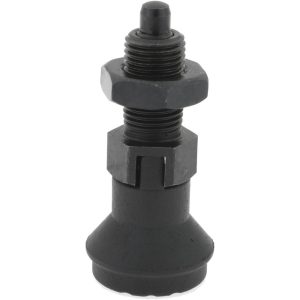 GIBRALTAR M10x1, 15mm Thread Length, 5mm Plunger Dia, Lockout Knob Handle Indexing Plunger IPG-101-G