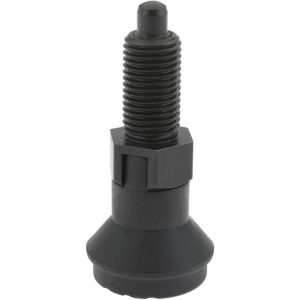 GIBRALTAR 3/8-24, 15mm Thread Length, 5mm Plunger Dia, Lockout Knob Handle Indexing Plunger IPG-108-G