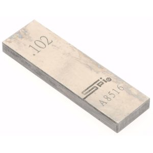SPI Rectangle Steel Gage Block: 0.102", Grade AS-1 15-016-9
