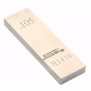 SPI Rectangle Steel Gage Block: 0.105", Grade AS-1 15-019-3