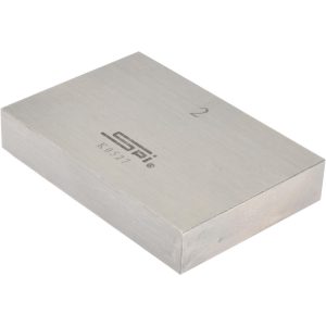 SPI Rectangle Steel Gage Block: 2", Grade AS-1 15-087-0