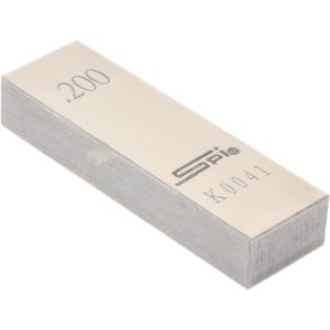 SPI Rectangle Steel Gage Block: 0.2", Grade AS-1 15-069-8
