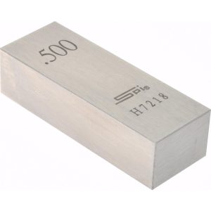 SPI Rectangle Steel Gage Block: 0.5", Grade AS-1 15-076-3