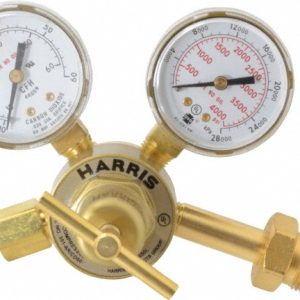 HARRIS PRODUCTS 580 CGA Inlet Connection, Male Fitting, 60 Max psi, Argon Welding Regulator 3000163