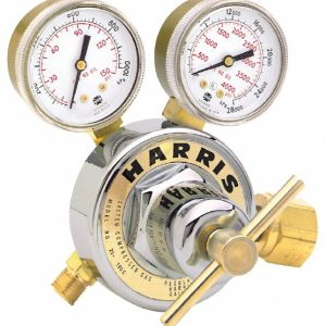 HARRIS PRODUCTS 580 CGA Inlet Connection, Male Fitting, 500 Max psi, Argon, Nitrogen & Helium Welding Regulator 3000606