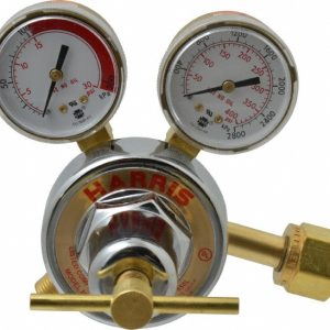 HARRIS PRODUCTS 300 CGA Inlet Connection, Male Fitting, 15 Max psi, Acetylene Welding Regulator 3000350