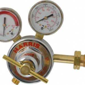 HARRIS PRODUCTS 510 CGA Inlet Connection, Male Fitting, 15 Max psi, Acetylene Welding Regulator 3000380