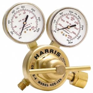 HARRIS PRODUCTS 540 CGA Inlet Connection, Male Fitting, 125 Max psi, Oxygen Welding Regulator 3000714
