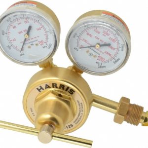 HARRIS PRODUCTS 580 CGA Inlet Connection, Male Fitting, 125 Max psi, Nitrogen Welding Regulator 3000767