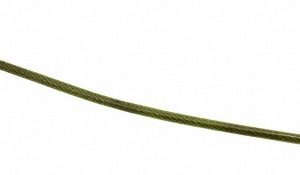 JERGENS 8" Long, Stainless Steel Cable Loop & Loop End, Quick Release Pin Lanyard 890208