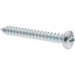 VALUE COLLECTION Sheet Metal Screw: #14, Pan Head, Phillips Drive, 2" Length Under Head R50000200