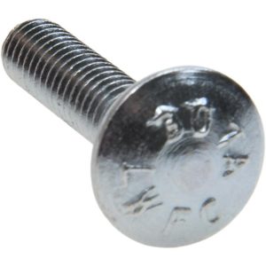VALUE COLLECTION Carriage Bolt: 1/4-20, 1-1/4" Length Under Head, Square Neck 489021PS