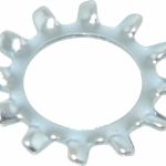 VALUE COLLECTION 3/8" Screw, 0.398" ID, Steel External Tooth Lock Washer 239090PS
