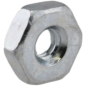 VALUE COLLECTION Machine Screw Hex Nut: #4-40, Steel, Zinc Finish 31242