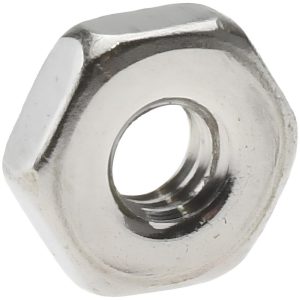 VALUE COLLECTION Machine Screw Hex Nut: #2-56, Grade 18-8 Stainless Steel, Bright/Uncoated Finish R83920049