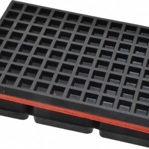 MASON IND. 6" Long x 4" Wide x 1-1/4" Thick, Neoprene & Steel, Machinery Leveling Pad & Mat WMSW6X4