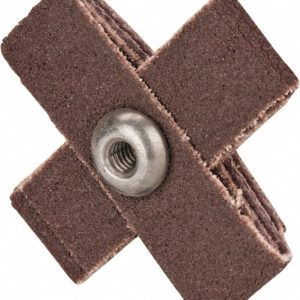 VALUE COLLECTION 80 Grit, Medium Grade, Aluminum Oxide Cross Pad 809775-69398