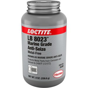 LOCTITE Marine Grade Anti-Seize Lubricant: 8 oz Brush Top 299175