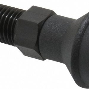 GIBRALTAR M12x1.5, 17mm Thread Length, 6mm Plunger Dia, Knob Handle Indexing Plunger IPG-114-G