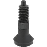 GIBRALTAR 1/2-13, 17mm Thread Length, 6mm Plunger Dia, Knob Handle Indexing Plunger IPG-122-G