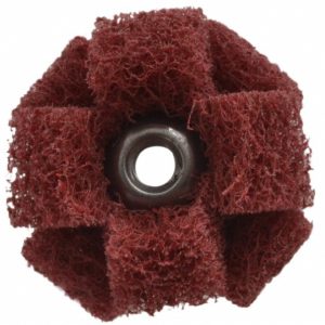 STANDARD ABRASIVES 1 x 3/8" Very Fine 2 Ply Cross Buff 7000046829
