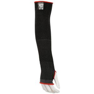 MCR SAFETY Cut-Resistant Sleeve: Size Universal, Polyester & Steel, Black, ANSI Cut A4 9338