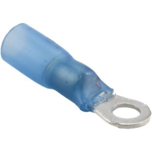 3M Circular Ring Terminal: Partially Insulated, 16 to 14 AWG, Crimp Connection 7010397419