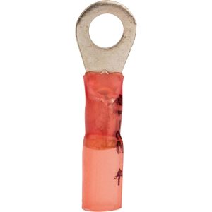 3M Circular Ring Terminal: Partially Insulated, 22 to 18 AWG, Crimp Connection 7010397420