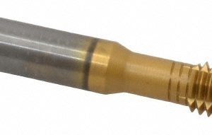 KENNAMETAL Thread Forming Tap: 3/8-16 UNC, Bottoming Chamfer, High-Speed Steel-E, Titanium Nitride Finish 1545659