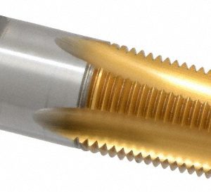 KENNAMETAL Standard Pipe Tap: 3/8-18, NPT, 4 Flutes, High Speed Steel, TiN Finish 4130758