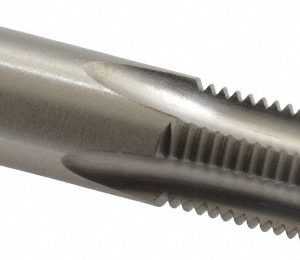 KENNAMETAL Standard Pipe Tap: 1/4-18, NPS, 4 Flutes, High Speed Steel, Bright/Uncoated 4130595