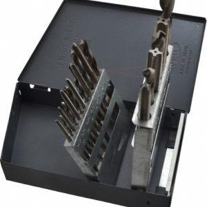 HERTEL Tap & Drill Set: #6-40 to 1/2-20 Taps, 25/64 to 29/64" Drills 770XF