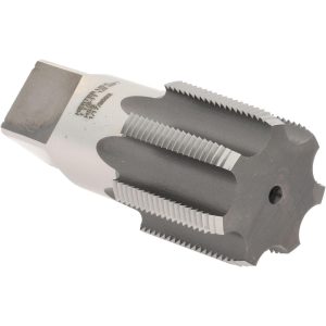 HERTEL Standard Pipe Tap: 1-1/2 - 11-1/2, NPT, 7 Flutes, High Speed Steel, Bright/Uncoated R127930-S