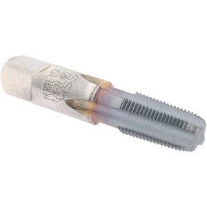 HERTEL Standard Pipe Tap: 1/8-27, NPT, 4 Flutes, High Speed Steel, TiCN Finish G127036C-S