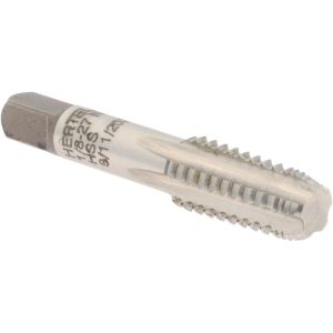HERTEL 1/8-27 NPTF, 5 Flutes, Bright Finish, High Speed Steel, Interrupted Thread Pipe Tap R867378-S