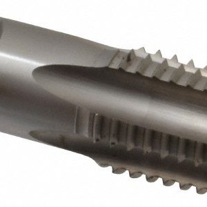HERTEL 3/4-14 NPTF, 5 Flutes, Bright Finish, High Speed Steel, Interrupted Thread Pipe Tap R867348-S