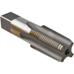 HERTEL British Standard Pipe Tap: 1/2-14 BSPT, Bottoming Chamfer, 4 Flute R867357-S