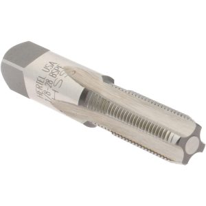 HERTEL British Standard Pipe Tap: 1/8-28 G(BSP), Plug Chamfer, 4 Flute R867366-S