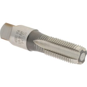 HERTEL British Standard Pipe Tap: 1/4-19 G(BSP), Plug Chamfer, 4 Flute R867367-S