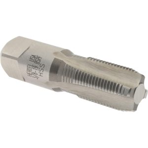 HERTEL British Standard Pipe Tap: 3/8-19 G(BSP), Plug Chamfer, 4 Flute R867368-S