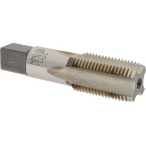HERTEL British Standard Pipe Tap: 1/2-14 G(BSP), Plug Chamfer, 4 Flute R867369-S