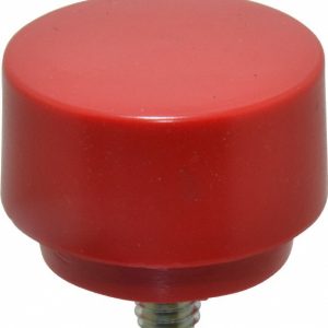 NUPLA 1-1/2" Face Dia, Grade Medium, Red Hammer Tip/Face 15153