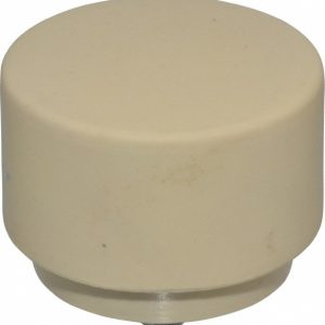 NUPLA 2" Face Dia, Grade Medium Hard, Cream Hammer Tip/Face 15206
