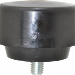 NUPLA 3" Face Diam, Grade Hard, Black Hammer Tip/Face 15308