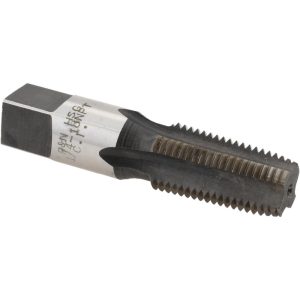REIFF & NESTOR Standard Pipe Tap: 1/4-18, NPT, Regular, 4 Flutes, High Speed Steel, Nitride Finish 46170