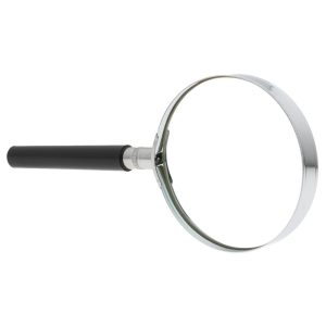 VALUE COLLECTION 4x Magnification, Glass Lens, Handheld Magnifier 854-1875