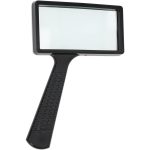 VALUE COLLECTION 3x Magnification, 4 Inch Long x 2 Inch Wide, Glass Lens, Handheld Magnifier 854-3011