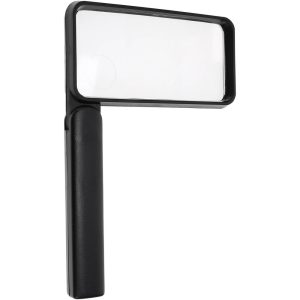 VALUE COLLECTION 3x to 6x Magnification, 4 Inch Long x 2 Inch Wide, Acrylic Lens Handheld Magnifier 854-3012