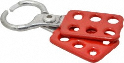 MASTER LOCK Lockout Hasp: Scissor-Action Hasp, Single Jaw, 6 Padlocks 416